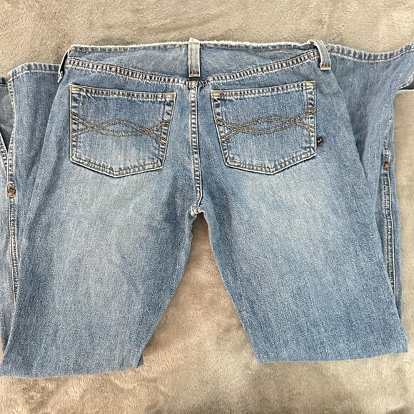 Vintage 90s Y2K Abercrombie & Fitch Low Rise Split Flare Bootcut Jeans 6 - Picture 8 of 9